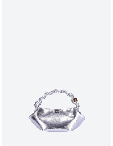 Mini metallic ganni bou bag soldes