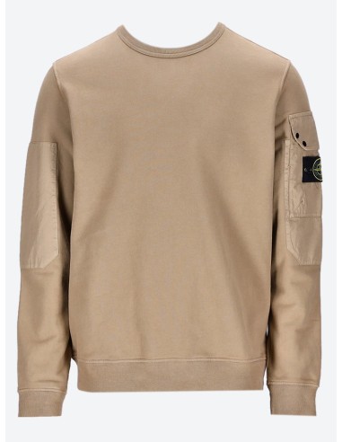 Brushed organic cotton sweatshirt l'achat 