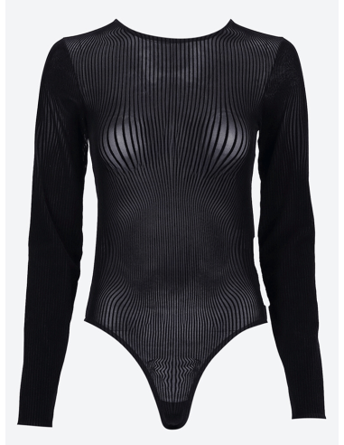 Morphing pinstripes flocked  mesh body pas cher chine