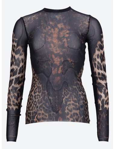 Leopard  printed long sleeve top online