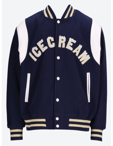 Drippy varsity jacket la colonne vertébrale