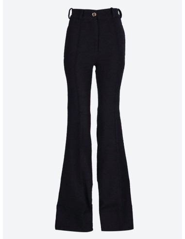 Fitted flare pants soldes